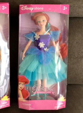 发 Disney Princess Ariel Ballerina 2003 迪士尼爱丽儿芭蕾娃娃