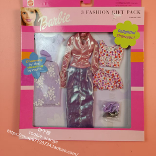 Fashion Gift Pack 发 2002 68585 芭比娃娃衣服配件3 Barbie