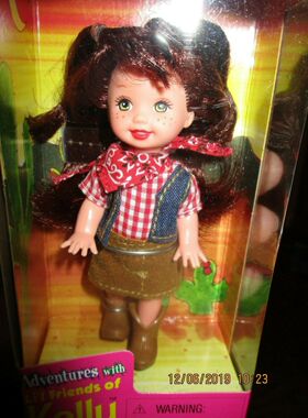 预 Barbie Adventures Kelly Cowgirl Chelsie 凯莉娃娃