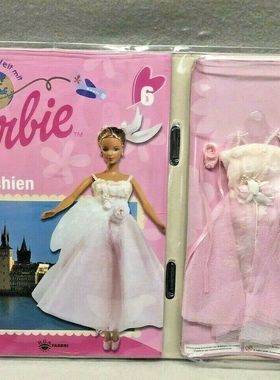 发 Barbie Tschechien Fashion 芭比粉色花苞连衣裙配件