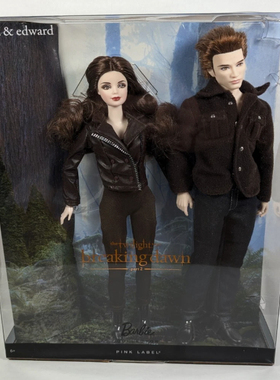 预 Barbie Twilight Bella Edward Set 2012暮光之城芭比娃娃礼盒