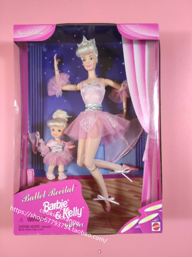 发 Barbie Kelly Ballet Recital 1997 芭蕾舞表演芭比凯莉