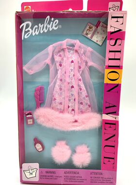 发 Barbie Fashion Avenue 25702 1996 芭比娃娃衣服配件睡衣
