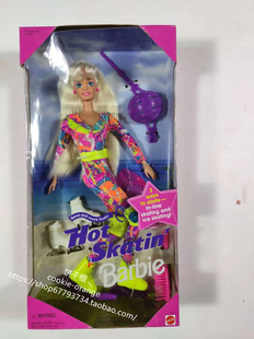 发 Barbie Hot Skatin 1994 溜冰运动员芭比娃娃 关节体