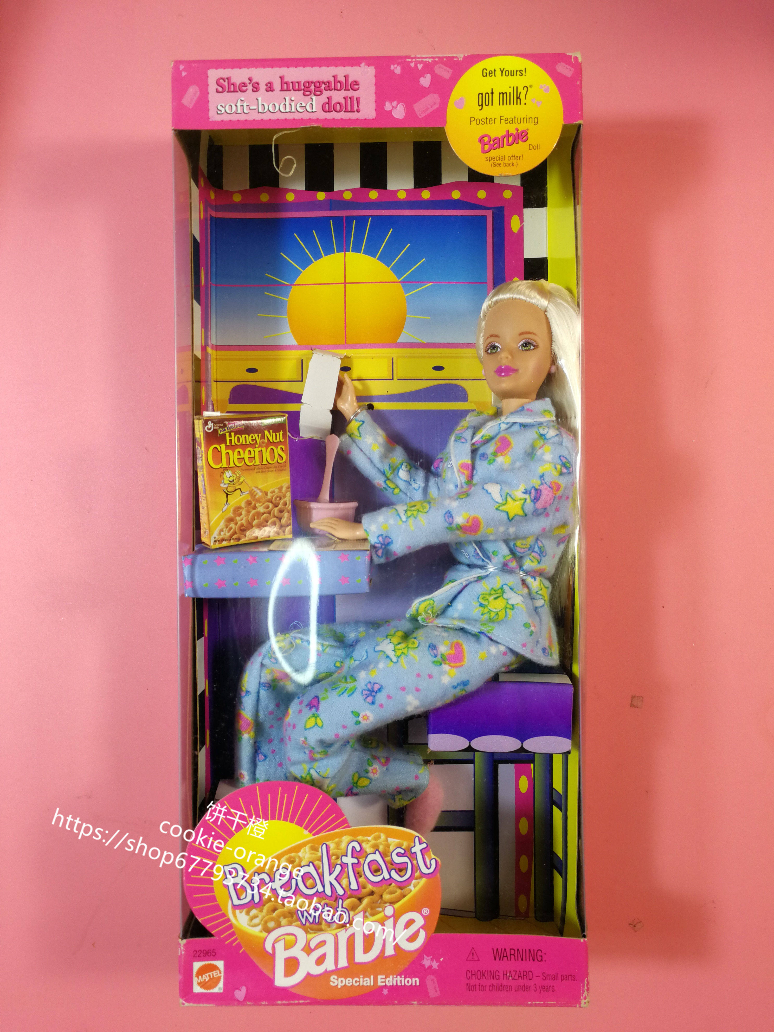 发 breakfast with barbie 1999 早餐芭比娃娃 软体