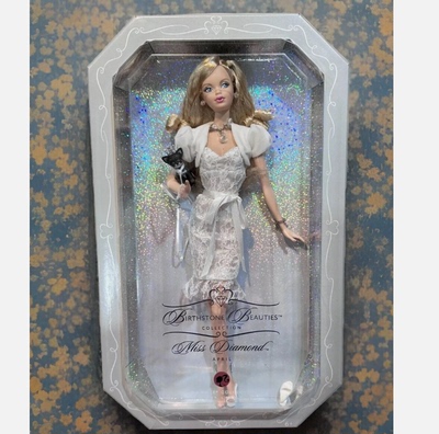 发 Barbie Birthstone Miss Diamond 2007 九月生辰石芭比娃娃