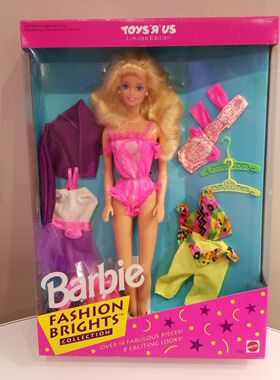 发 Barbie Fashion Brights 1992 正品绝版时尚芭比娃娃