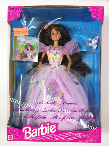 预 Barbie Butterfly Princess Teresa 1994 蝴蝶公主芭比娃娃