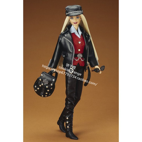 发 Barbie Harley Davidson 1997 哈雷机车合作款芭比娃娃 1号