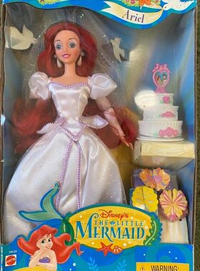 发 Disney Little Mermaid Ocean Bride Ariel 1997 小美人鱼娃娃