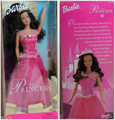 预 Barbie Pretty Princess Brunette 2001 公主芭比娃娃