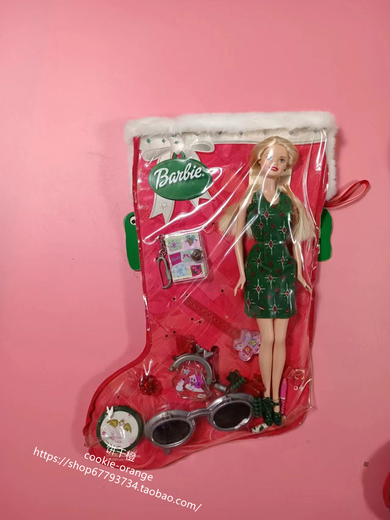 Barbie圣诞袜芭比娃娃