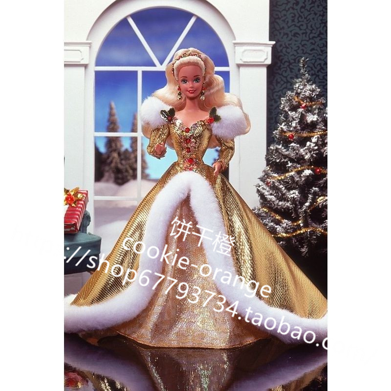 发 Barbie Happy Holidays 1994 正品绝版假日芭比娃娃 - 实物图