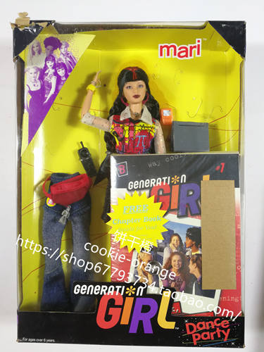 发 Barbie Generation Girl Mari 1998 少女时代芭比娃娃