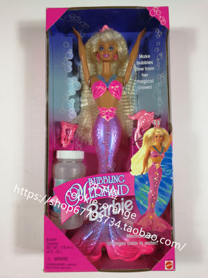 预 Barbie Bubbling Mermaid 1996 泡泡美人鱼芭比娃娃