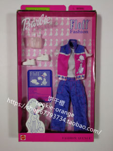 Fashion Barbie Avenue Animation 发 可爱小狗套装 2001 Floff