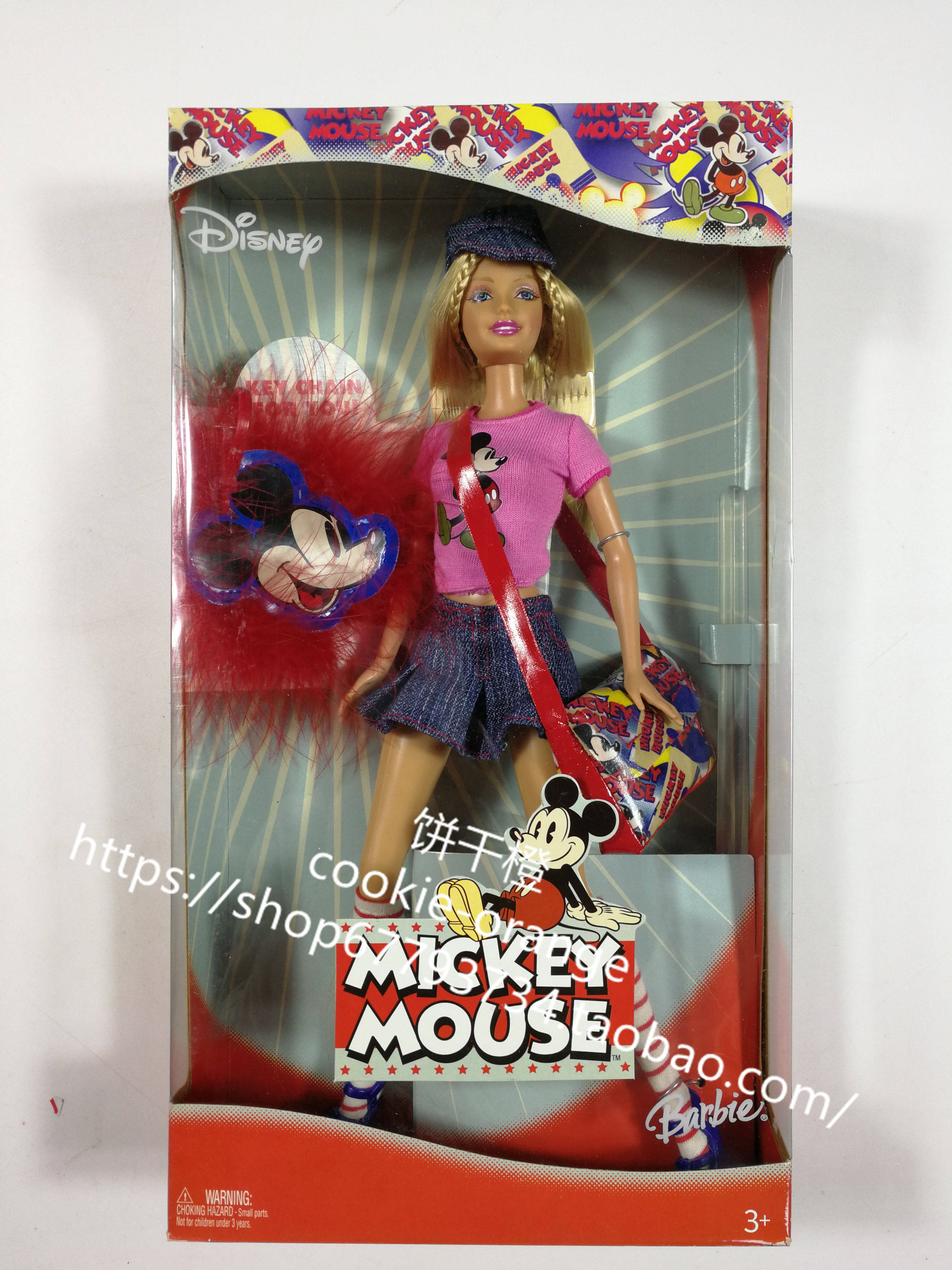 发 Barbie Disney Mickey Mouse 2004 迪士尼米妮芭比娃娃