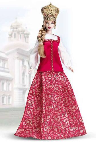 发 Barbie Princess Of Imperial Russia 2005 俄罗斯芭比娃娃