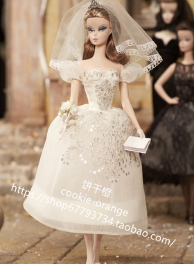发 Barbie Principessa Bride Silkstone 2014 花嫁芭比ST 金标