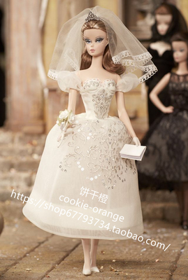 发 Barbie Principessa Bride Silkstone 2014 花嫁芭比ST 金标