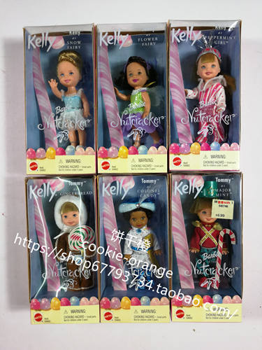 发 Barbie Nutcracker Kelly 2001 胡桃夹子凯莉娃娃