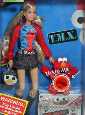 预 Barbie Tickle Me Elmo 2006 正品绝版芭比娃娃