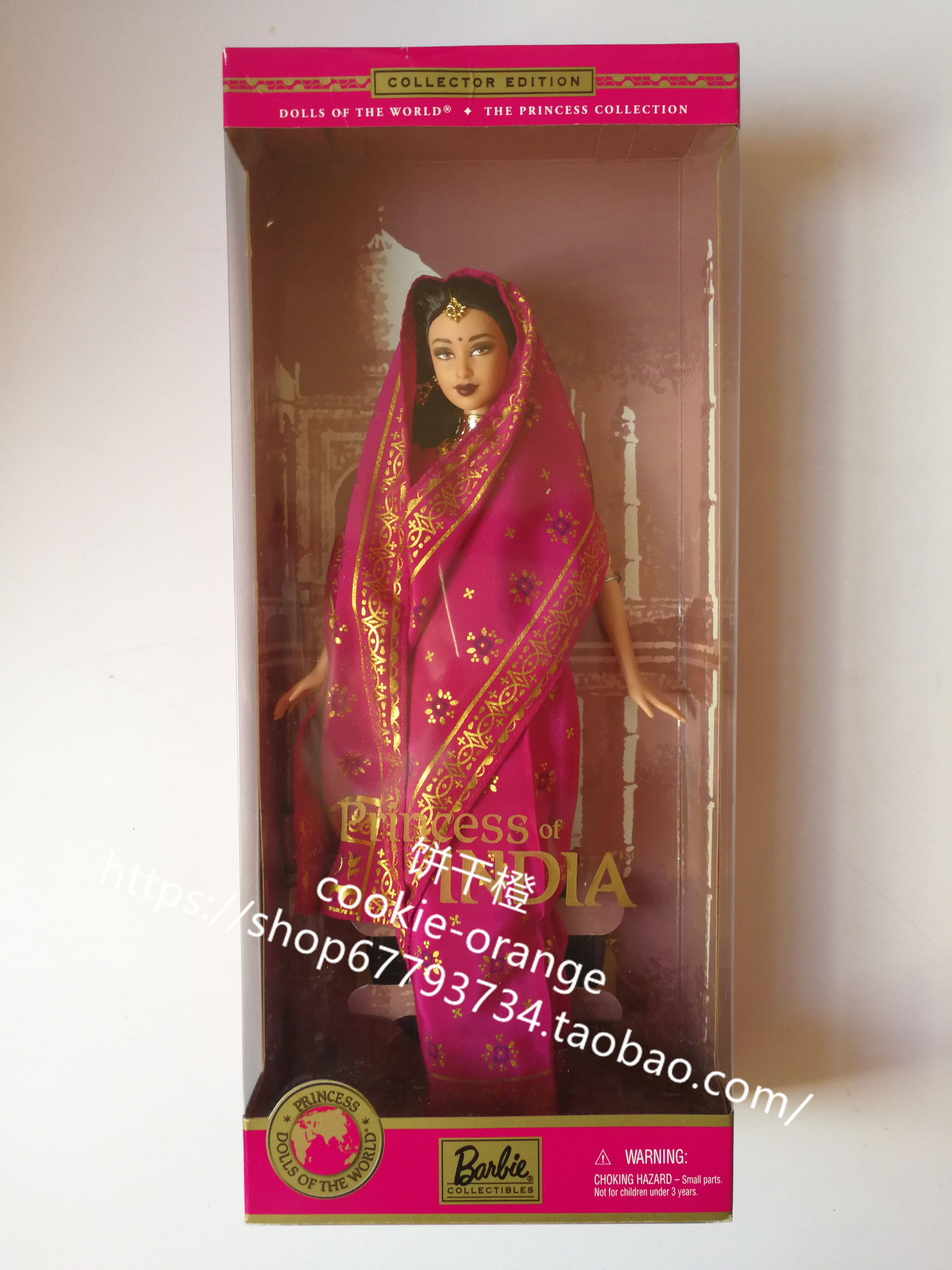 发 Barbie Princess of India 2000 印度世界公主芭比娃娃