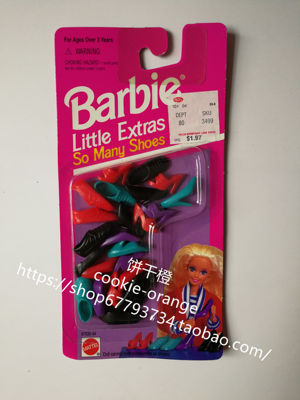 预 Barbie Little Extras So Many Shoes 芭比鞋子配件