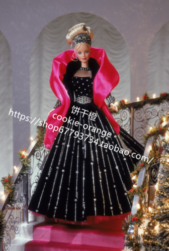 发 Barbie Happy Holidays 1998 假日芭比娃娃 