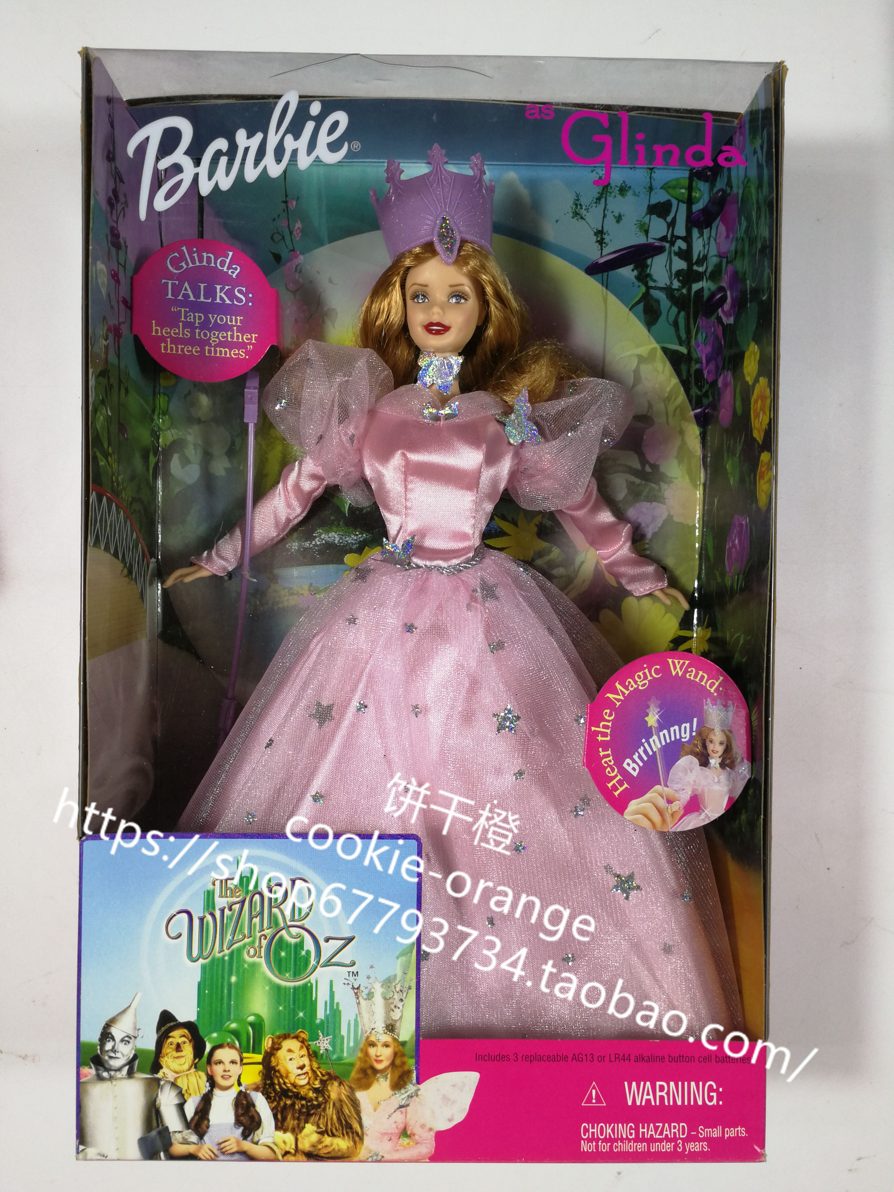 发 Barbie Wizard of Oz as Glinda 1999 奥兹巫师格林达芭比娃娃