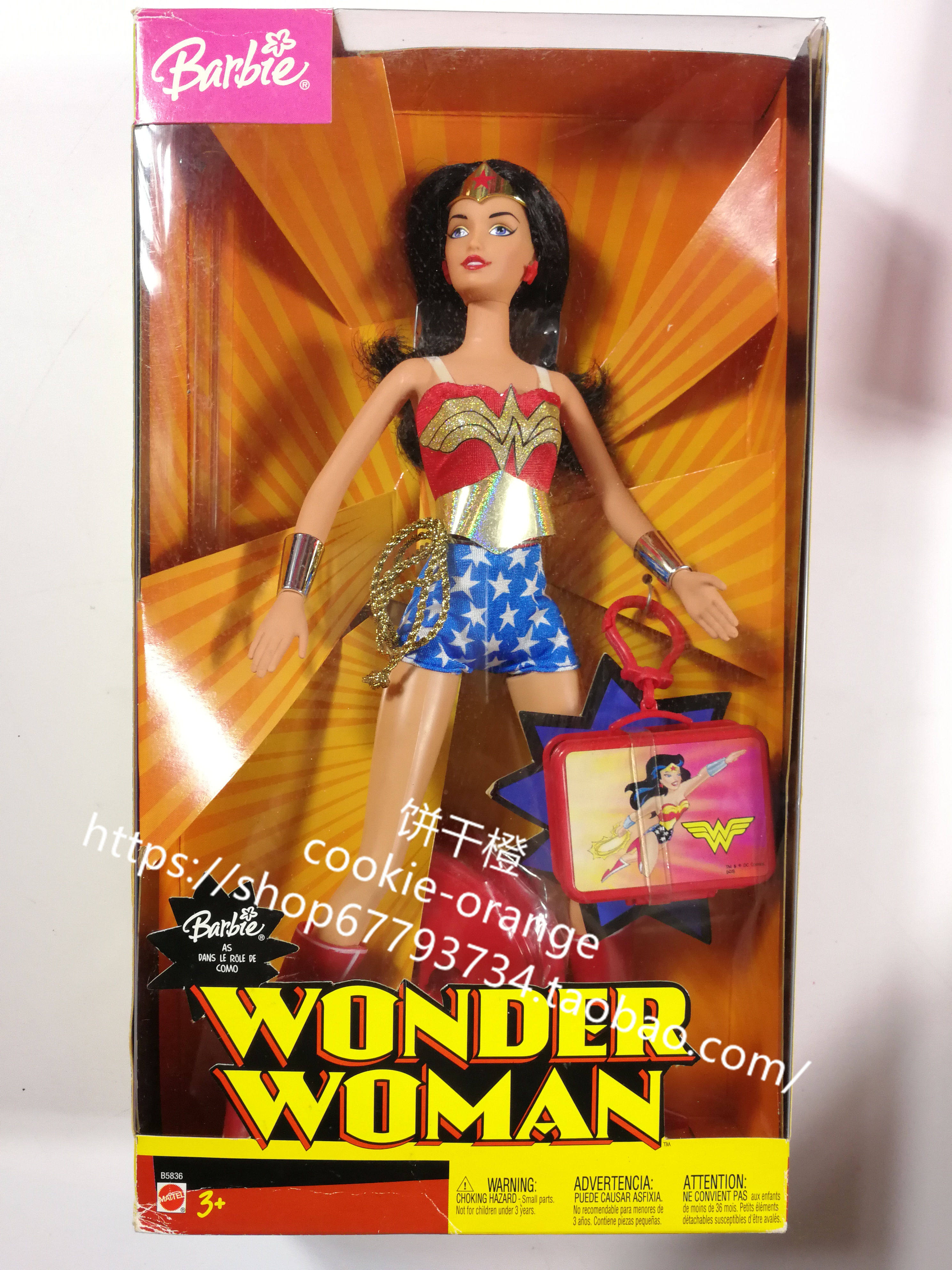 发 Barbie Wonder Woman 2003 正品绝版神奇女侠芭比娃娃
