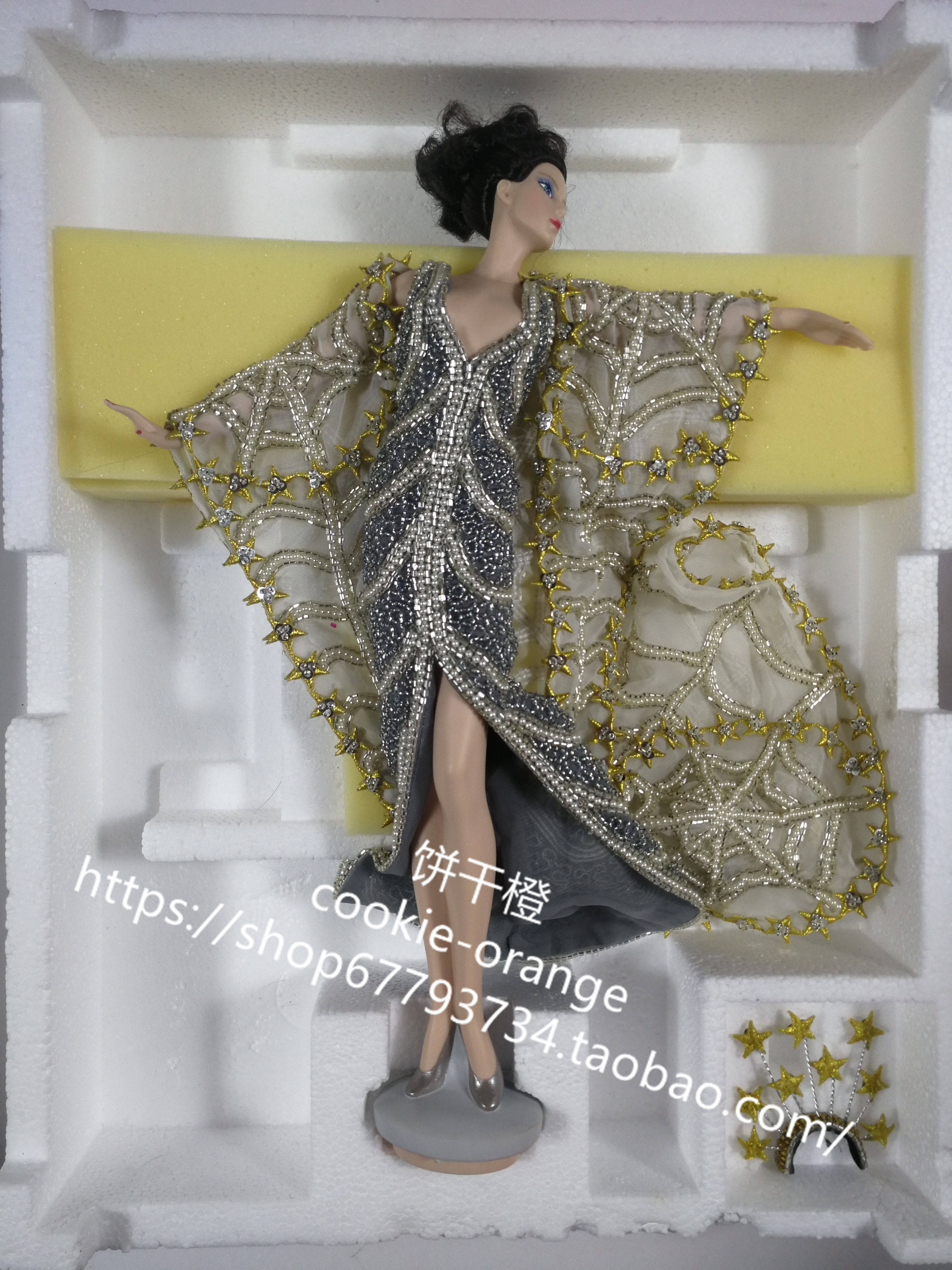 预 Barbie Erte Stardust 1995 星尘芭比 陶瓷限量珍藏