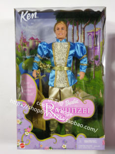 发 Barbie Rapunzel Ken 2001 长发公主芭比王子肯