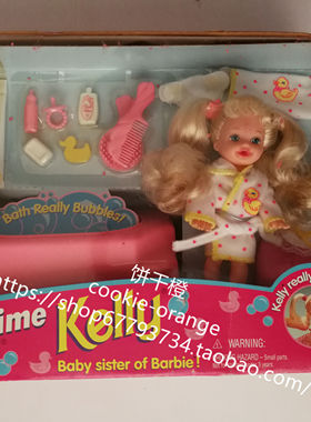 预 Barbie Bathtime Fun Kelly 凯莉娃娃