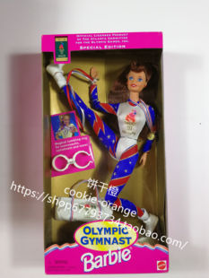 Bruntte 发 Barbie Gymnast 体操运动员芭比娃娃 1996