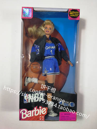 预 Barbie NBA Orlando Magic 1998 奥兰多魔术队篮球芭比