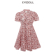 盘扣立领短款 新优雅新中式 连衣裙 新款 EYEDOLL夏季