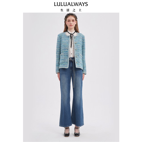 LULUALWAYS名媛小香风外套