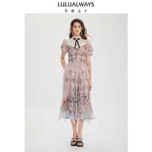 新款 怦然心动 25夏季 商场同款 灵动连衣裙 南法缪斯LULUALWAYS