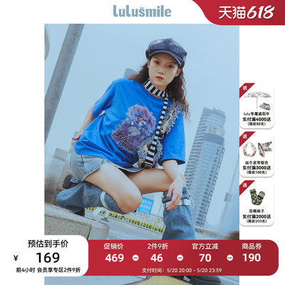 lulusmile23休闲短袖印花