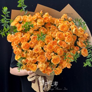 重庆花店鲜花同城速递配送上门高级感生日礼物乔迁花束送女友老婆