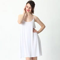 Summer extra-large 240-pound halter dress, loose and plump, 200-pound overweight girl base dress, home sleeping dress thumbnail 2