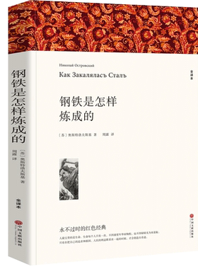钢铁是怎样炼成的正版 初中生 原著全本无删节 青少年中学生阅读课外小说世界名著中国儿童文学