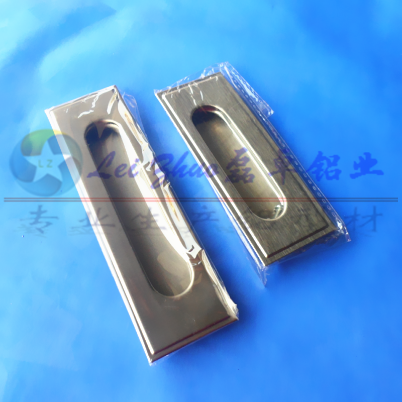 不锈钢门拉手开槽门把手内嵌式暗拉手孔距128mm/96mm柜门抽屉拉手