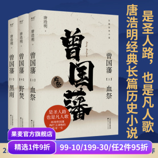 读懂人性 果麦出品 唐浩明 真相 看清命运 复杂 长篇历史小说 经典 2024年新版 全三册 曾国藩