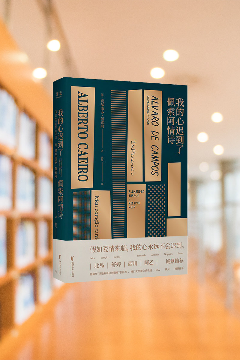 我的心迟到了:佩索阿情诗 佩索阿 姚风葡语直译 小嘉推荐 爱情诗歌 情诗 情书 民谣 外国文学 北岛推荐 果麦出品