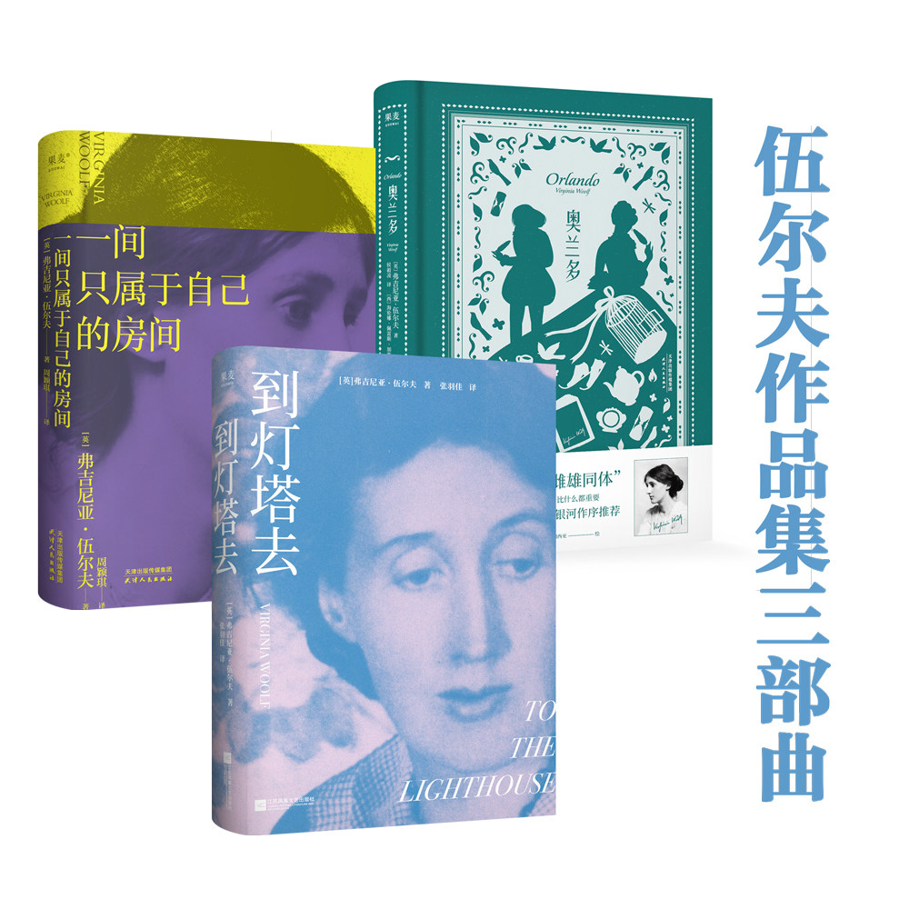 伍尔夫作品集:一间只属于自己的房间+奥兰多+到灯塔去(合集) 伍尔夫 女性主义 果麦出品
