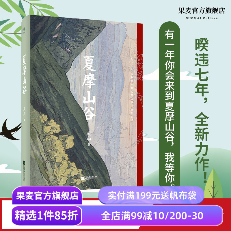 夏摩山谷 庆山 2019作品 爱情小说 长篇小说 安妮宝贝 七月与安生 追寻自我精神之旅 果麦出品