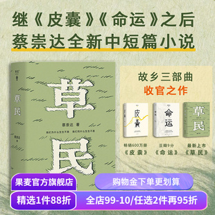 草民 蔡崇达 范大山推荐 中短篇小说集 百万畅销书作家 写给被生活和远方困住的你 皮囊 命运 果麦出品