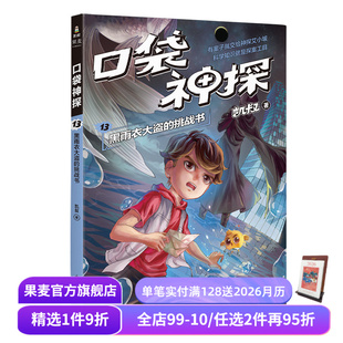 凯叔 挑战书 儿童科学侦探故事 培养孩子逻辑思维 果麦出品 口袋神探13 儿童文学 黑雨衣大盗